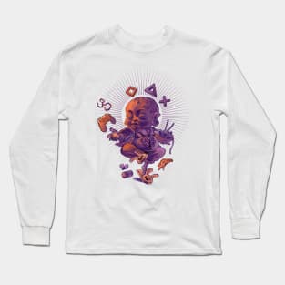 Buddha.Buddhism print Long Sleeve T-Shirt